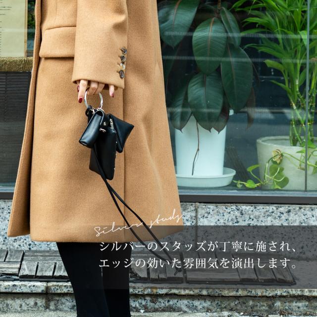 DEVICE GAL 3パーツスタッズカスタムポーチストラップ リップケース付き