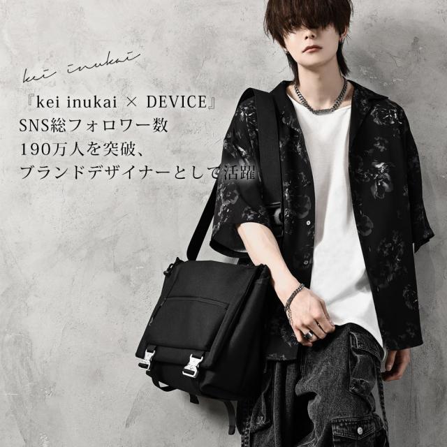 DEVICE×犬飼京 ダブルバックル メッセンジャーバッグ 