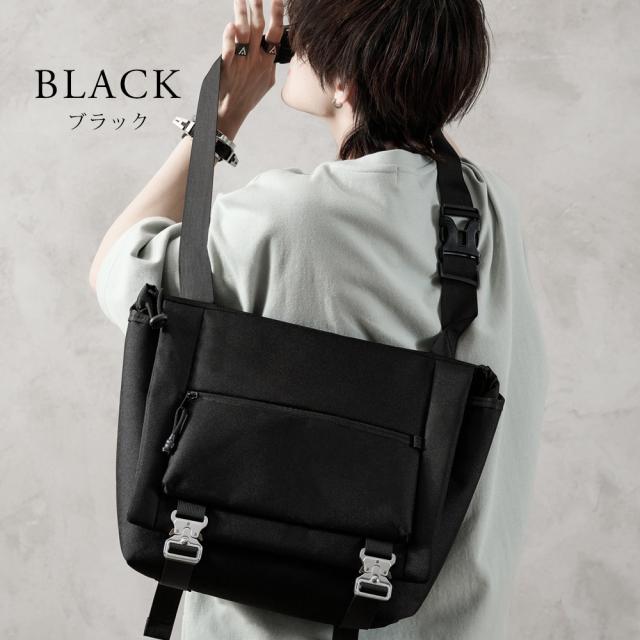 DEVICE×犬飼京 ダブルバックル メッセンジャーバッグ 