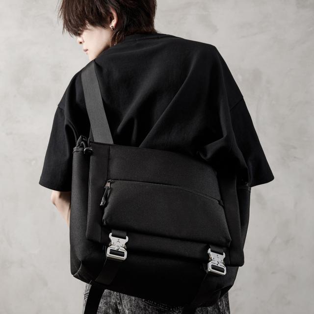 DEVICE×犬飼京 ダブルバックル メッセンジャーバッグ 