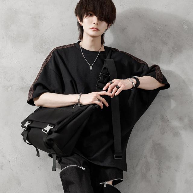 DEVICE×犬飼京 ダブルバックル メッセンジャーバッグ 