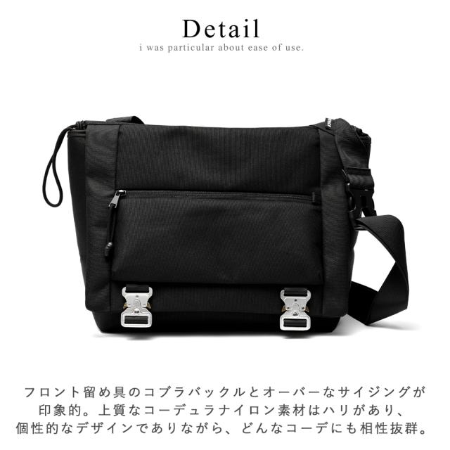 DEVICE×犬飼京 ダブルバックル メッセンジャーバッグ 