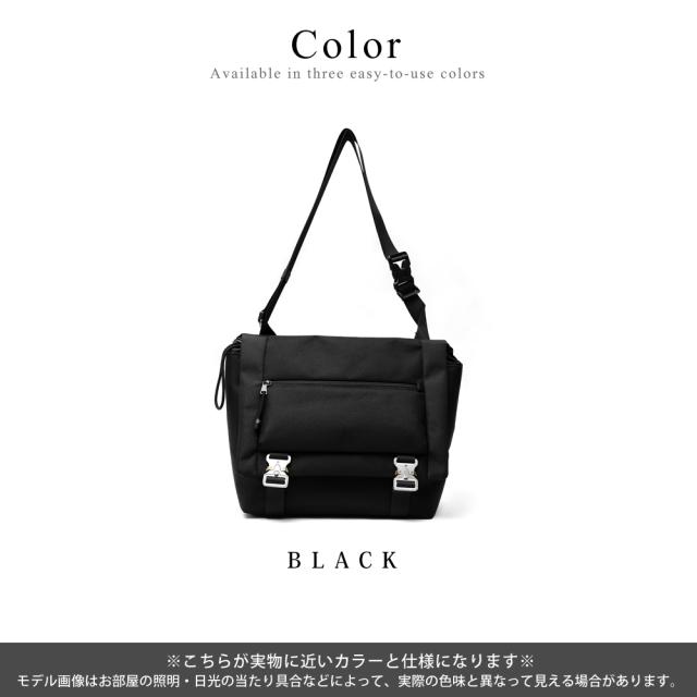 DEVICE×犬飼京 ダブルバックル メッセンジャーバッグ 