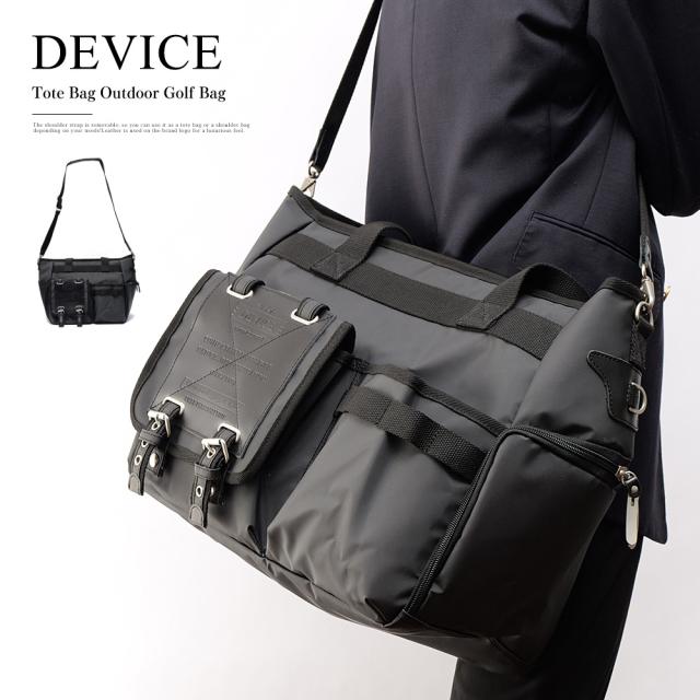 【シューズケース付き】DEVICE トートバッグ アウトドア ゴルフバッグ