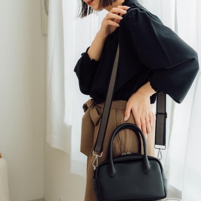 付け替え可能 バイカラー ショルダーストラップ