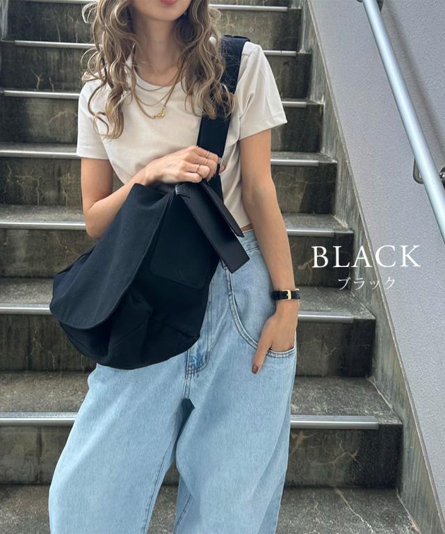 REAIMER キャンバス 2way ショルダーバッグ(メガネケース、リップケースのチャーム付)