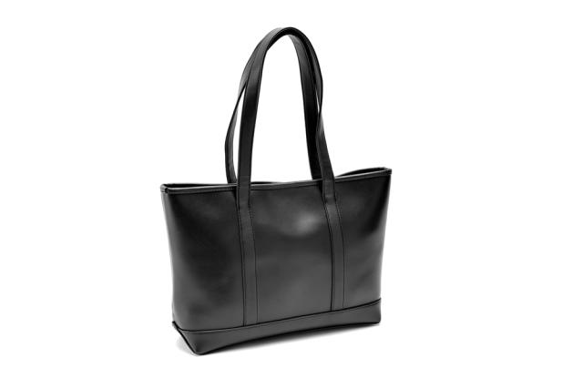 DEVICE＋ フェイクレザー シックデザイントートバッグ