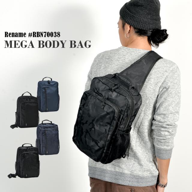 Rename board メガボディバッグ