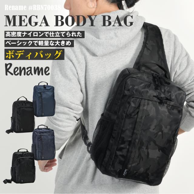 Rename board メガボディバッグ