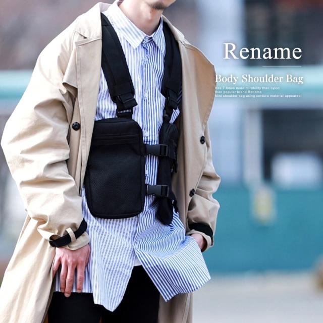 Rename CORDURA ベスト型 ボディショルダーバッグ