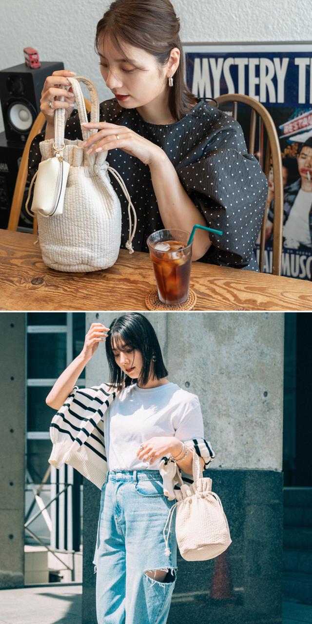 Rename ヌビ ミニ巾着バッグ