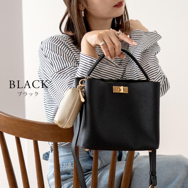 Rename ワンハンドル 2way ハンドバッグ