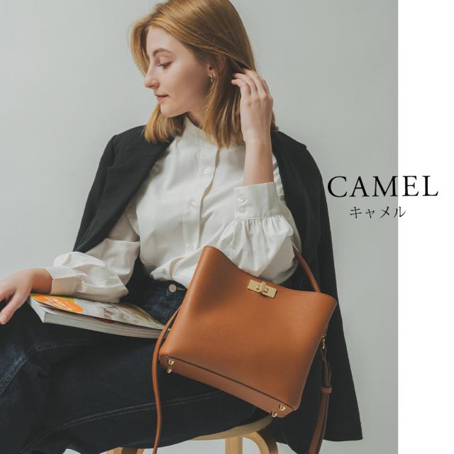 Rename ワンハンドル 2way ハンドバッグ