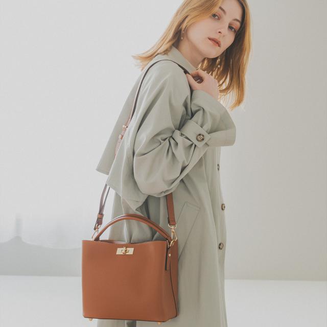 Rename ワンハンドル 2way ハンドバッグ