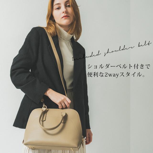 Rename ラウンドファスナー 2way ハンドバッグ