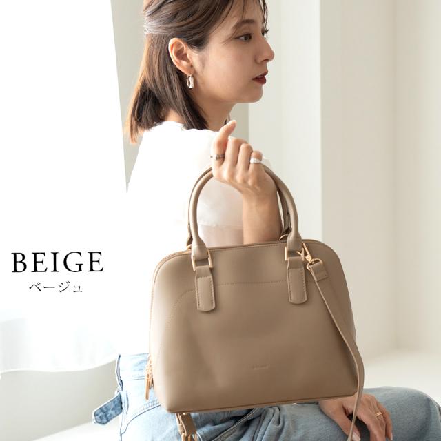 Rename ラウンドファスナー 2way ハンドバッグ