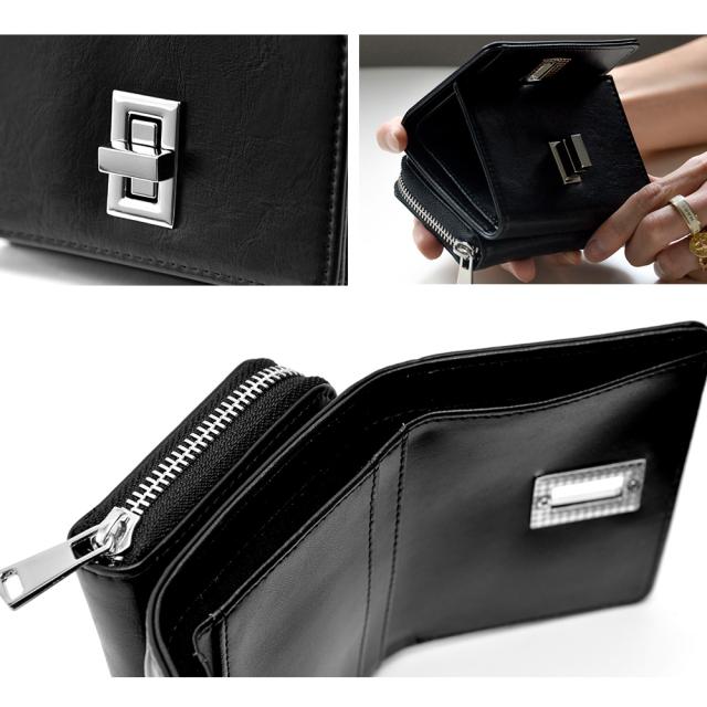 Rename 回転金具 3つ折り財布