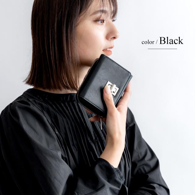 Rename 回転金具 3つ折り財布