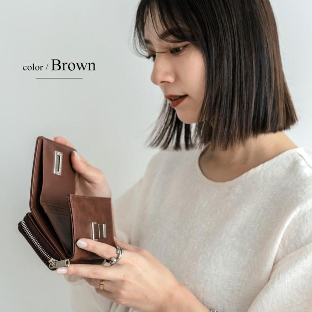 Rename 回転金具 3つ折り財布