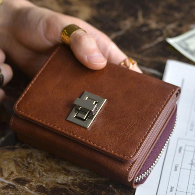Rename 回転金具 3つ折り財布
