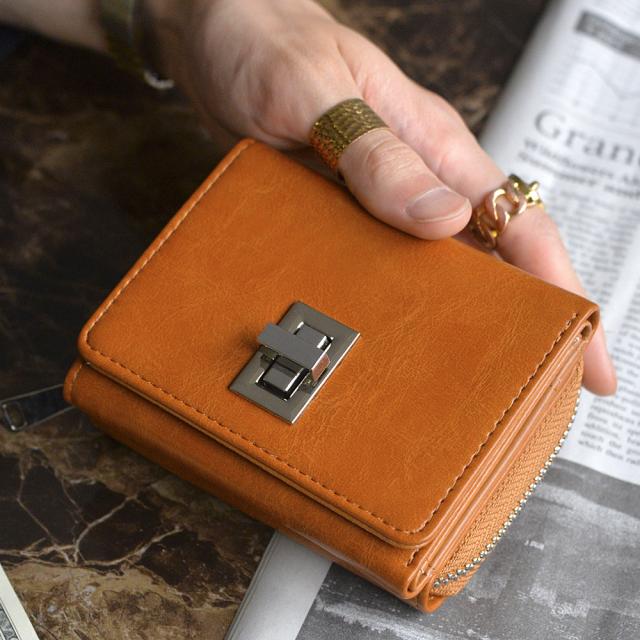 Rename 回転金具 3つ折り財布