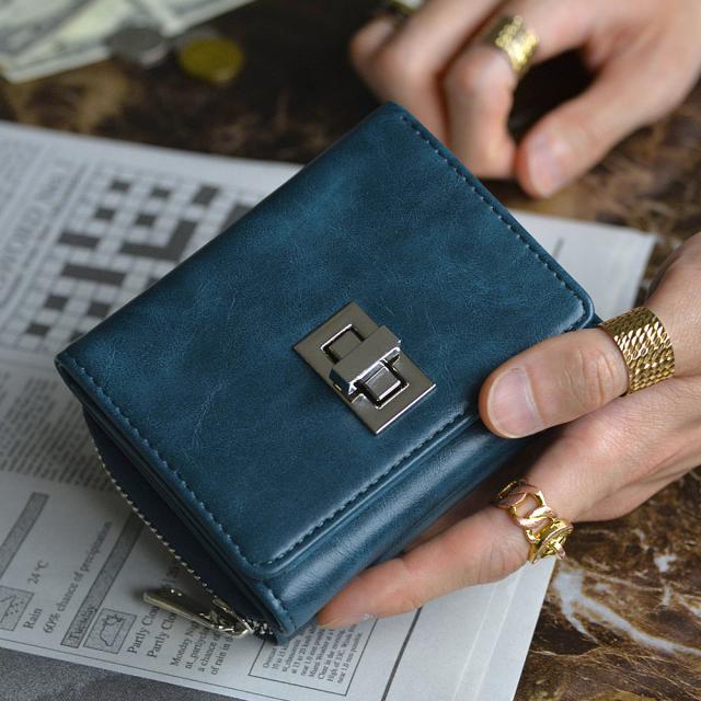 Rename 回転金具 3つ折り財布