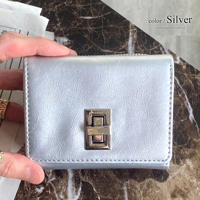 Rename 回転金具 3つ折り財布