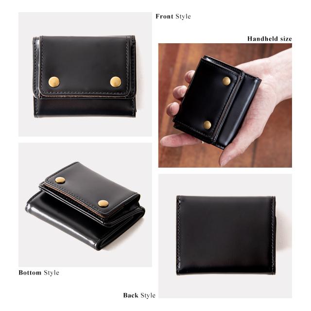 Rename 本革 3折ミニ財布