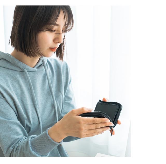 Rename グロッシーレザー モノクローム ウォレット