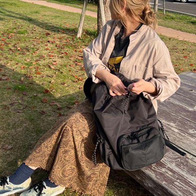 mika×DEVICE ナイロン バックパック 