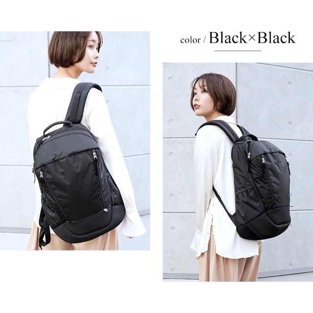 Rename ナイロン ダブルジップバックパック