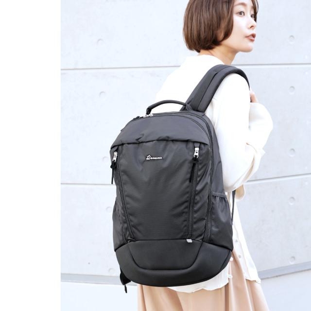 Rename ナイロン ダブルジップバックパック