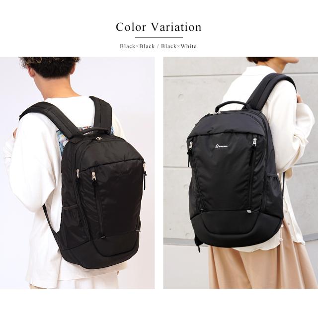 Rename ナイロン ダブルジップバックパック