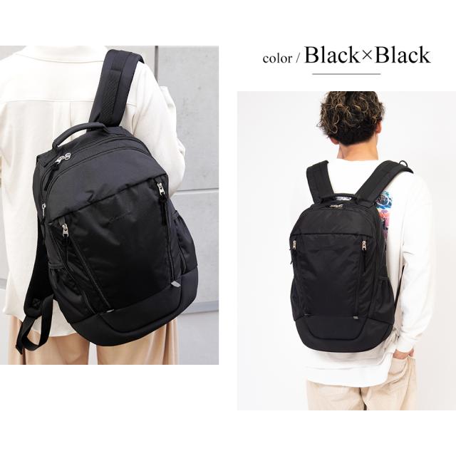 Rename ナイロン ダブルジップバックパック