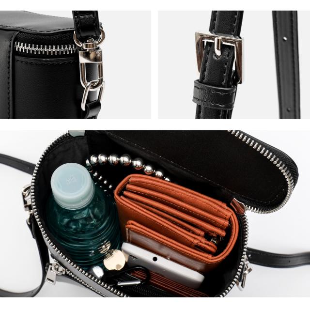 Rename ZIP デザイン 2way トート ショルダーバッグ