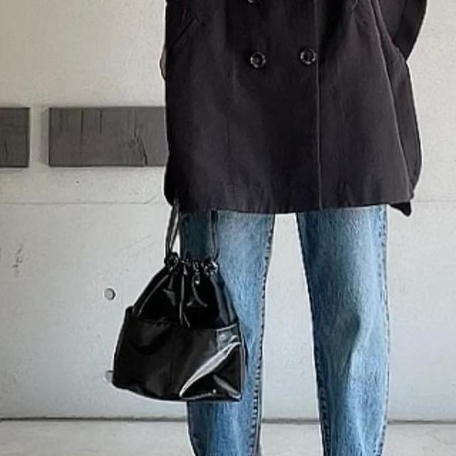 Rename 3way シャイニー巾着 トート ショルダーバッグ