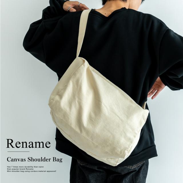 Rename キャンバス ショルダーバッグ