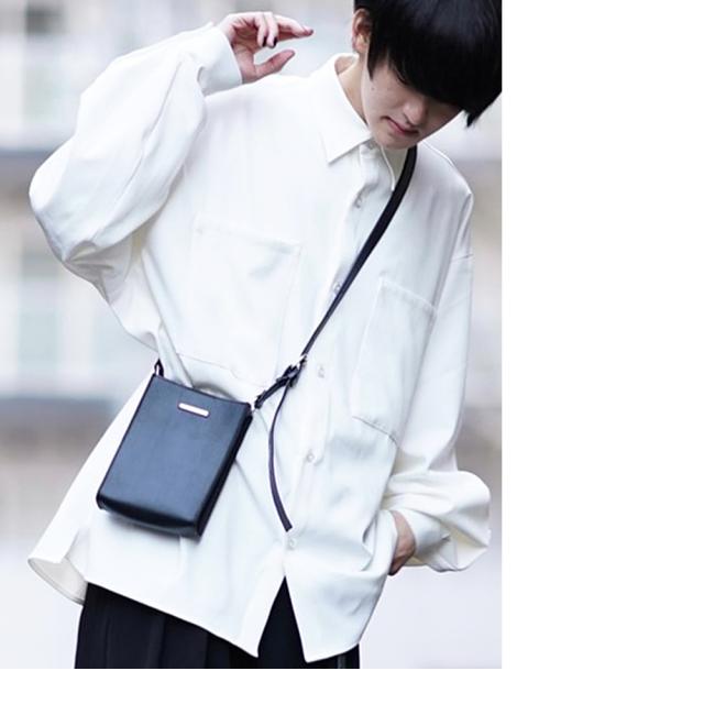 Rename 本革 スクエア ショルダーバッグ 