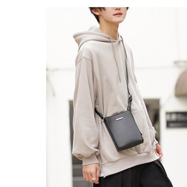 Rename 本革 スクエア ショルダーバッグ 