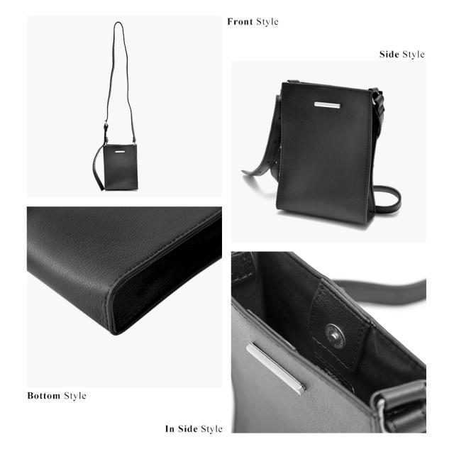 Rename 本革 スクエア ショルダーバッグ 