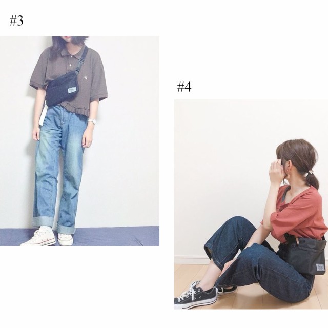 Rename メッシュポケットナイロンサコッシュ