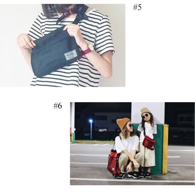 Rename メッシュポケットナイロンサコッシュ