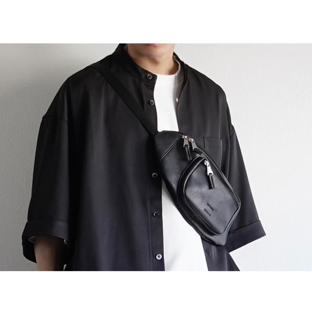 Rename フェイクレザー 刺繍デザイン ウエストバッグ/ボディバッグ