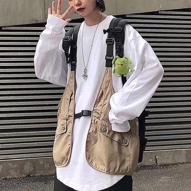 ルーズミリタリー アウトドア フィッシングベスト