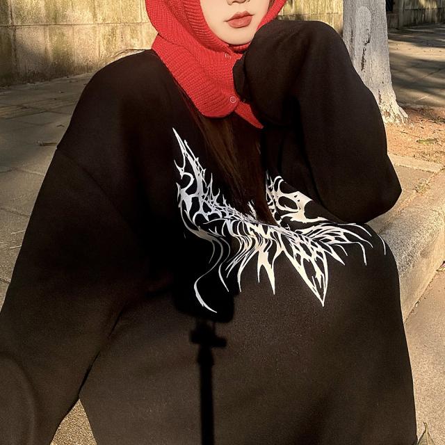 オーバーサイズ アソート モチーフ スウェット トレーナー