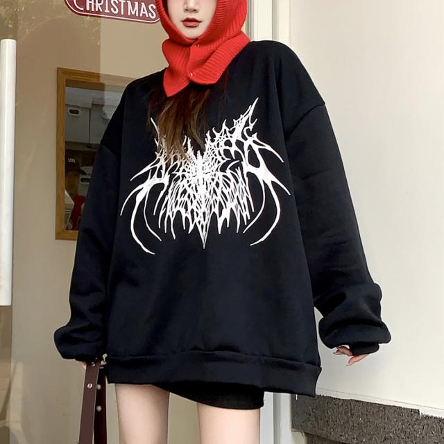 オーバーサイズ アソート モチーフ スウェット トレーナー