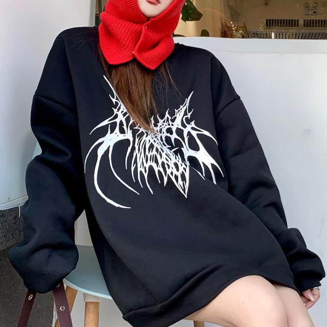 オーバーサイズ アソート モチーフ スウェット トレーナー