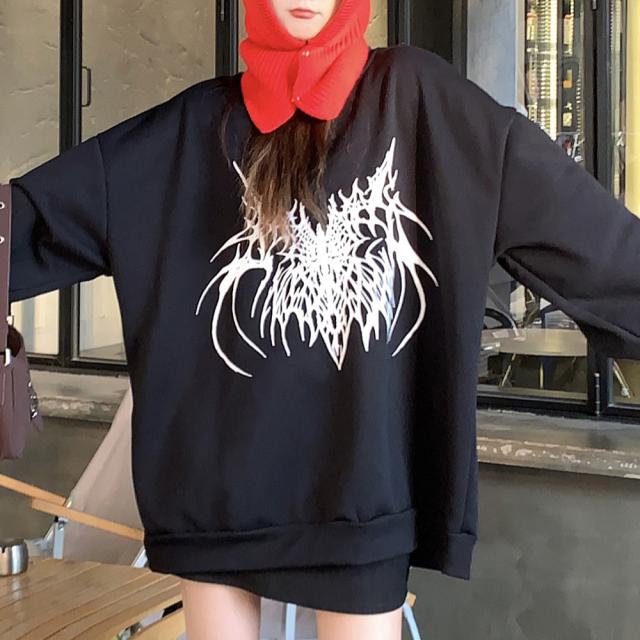 オーバーサイズ アソート モチーフ スウェット トレーナー