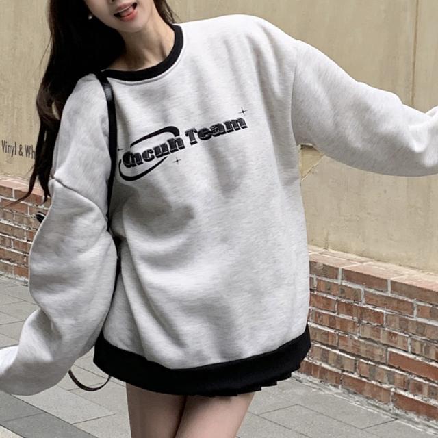 オーバーサイズ アソート モチーフ スウェット トレーナー