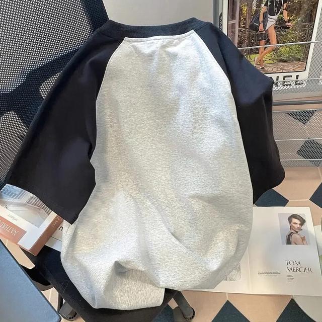 猫ミーム キャット Y2K ロゴ グラフィック ルーズ ラグラン Tシャツ